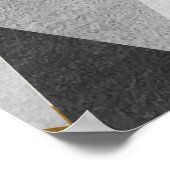 モダン抽象芸術幾何学模様ウォールアートポスター ポスター (角)