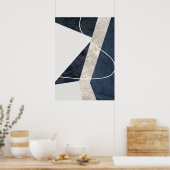 モダン抽象芸術幾何学模様ウォールアートポスター ポスター (キッチン)