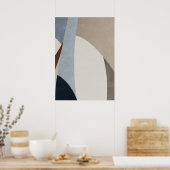 モダン抽象芸術幾何学模様ウォールアートポスター ポスター (キッチン)