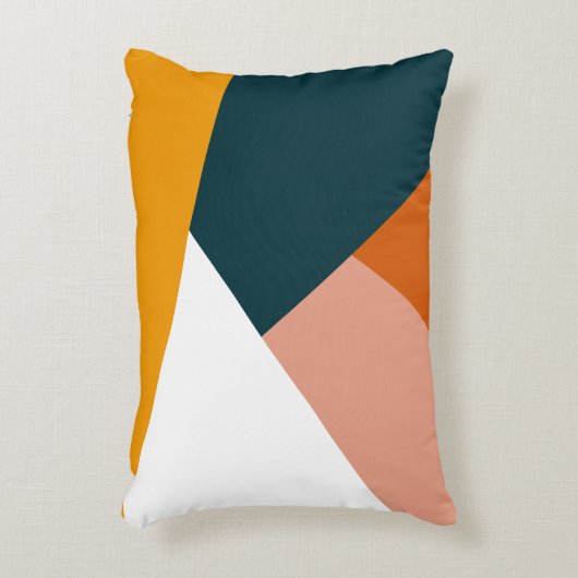 モダン抽象芸術幾何学模様 アクセントクッション (正面(垂直))