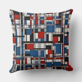 モダン抽象芸術幾何学模様 クッション (裏面)