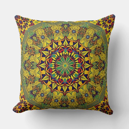 モダン抽象芸術幾何学模様 クッション (正面)