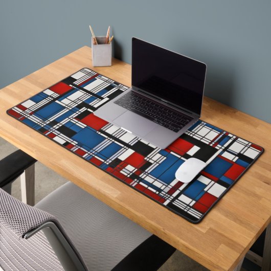 モダン抽象芸術幾何学模様 デスクマット (オフィス2)