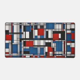 モダン抽象芸術幾何学模様 デスクマット