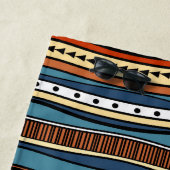 モダン抽象芸術幾何学模様 ビーチタオル (インサイチュ)