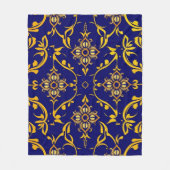 モダン抽象芸術幾何学模様 フリースブランケット (正面)