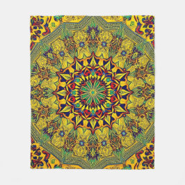 モダン抽象芸術幾何学模様 フリースブランケット