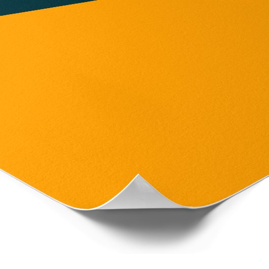 モダン抽象芸術幾何学模様 ポスター (角)