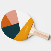 モダン抽象芸術幾何学模様 卓球ラケット (横)
