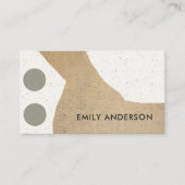 モダン抽象芸術幾何学模様 名刺 (正面)