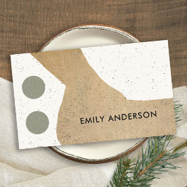 モダン抽象芸術幾何学模様 名刺