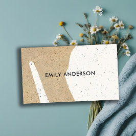 モダン抽象芸術幾何学模様 名刺