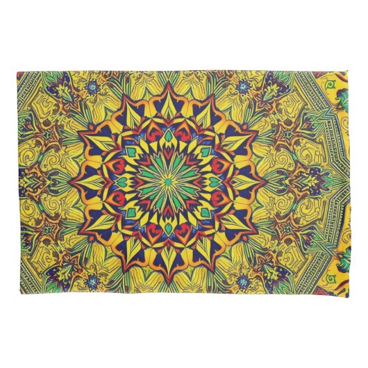 モダン抽象芸術幾何学模様 枕カバー (正面)