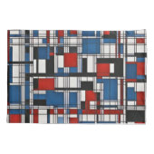 モダン抽象芸術幾何学模様 枕カバー (裏面)