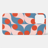 モダン抽象芸術幾何学的シームレスパターン Case-Mate iPhoneケース (裏面 (横))