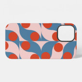 モダン抽象芸術幾何学的シームレスパターン iPhoneケース (裏面横)