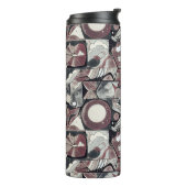 モダン抽象芸術幾何学的デジタルパターン46 タンブラー (回転左)