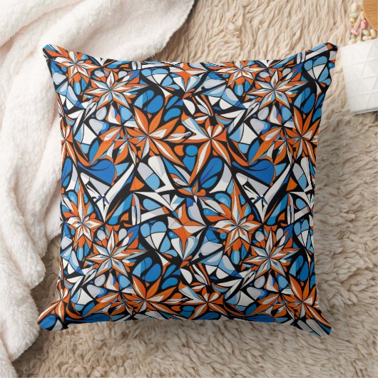 モダン抽象芸術幾何学的デジタルパターン50 クッション (ブランケット)