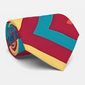 モダン抽象芸術幾何学的ネックタイ ネクタイ (ロール)
