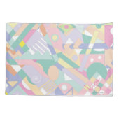 モダン抽象芸術幾何学的パターントレンディー 枕カバー (裏面)