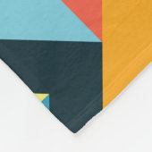 モダン抽象芸術幾何学的パターン。 フリースブランケット (角)