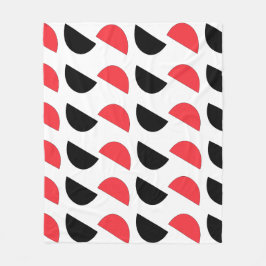 モダン抽象芸術幾何学的パターン フリースブランケット