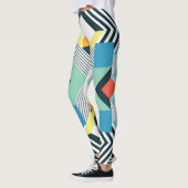 モダン抽象芸術幾何学的パターン。 レギンス (左)