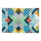 モダン抽象芸術幾何学的パターン。 枕カバー (裏面)