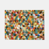 モダン抽象芸術幾何学的モザイク ドアマット (正面)