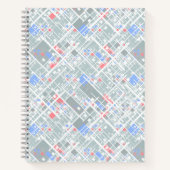 モダン抽象芸術幾何学的 ノートブック (正面)