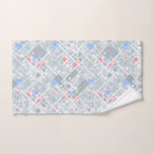 モダン抽象芸術幾何学的 バスタオルセット (ハンドタオル)