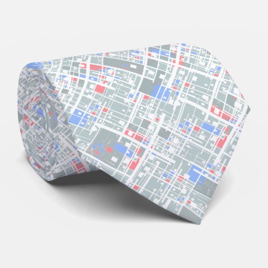 モダン抽象芸術幾何学 ネクタイ (ロール)