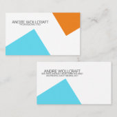 モダン抽象芸術幾何形状プロフェッショナル 名刺 (正面/裏面)