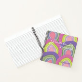 モダン抽象芸術感謝の仕訳帳名 ノートブック (内部)