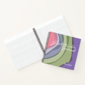 モダン抽象芸術感謝の仕訳帳名 ノートブック (内部)