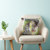 モダン抽象芸術数々のカラーのテクスチャパターン クッション (椅子)