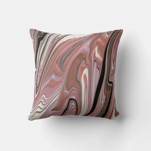 モダン抽象芸術数々の色の枕 クッション (裏面)