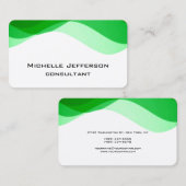 モダン抽象芸術曲線パターンモダンスタイルトレンディー 名刺 (正面/裏面)