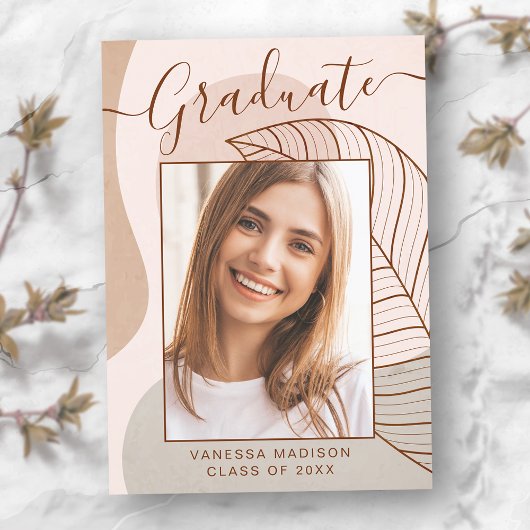 モダン抽象芸術書道台本の写真 案内状