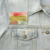 モダン抽象芸術書道台本メイクアップアーティスト 名札 (インサイチュ)