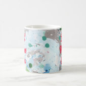 モダン抽象芸術最高のテンプレートママエバータイポグラフィ コーヒーマグカップ (中央)
