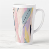 モダン抽象芸術株 カフェラテマグ (右)