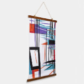 モダン抽象芸術業🎨 吊り下げ型タペストリー (傾斜あり)