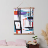 モダン抽象芸術業🎨 吊り下げ型タペストリー (寝室)