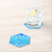 モダン抽象芸術水の夏サイケデリックトリップ（幻覚体験）のような ペーパーコースター (インサイチュ)