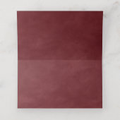 モダン抽象芸術水彩レッドアクア&金ゴールド結婚ズ プレイスカード (内部開封)