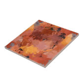 モダン抽象芸術水彩秋の芸術 タイル (側面)