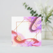 モダン抽象芸術水色アルコール招待 (スタンド正面)