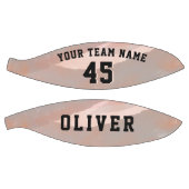 モダン抽象芸術水色チーム名番号 バスケットボール (パネル)