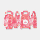 モダン抽象芸術水色ピンク結婚ズ フェイバーボックス (折り畳みなし)